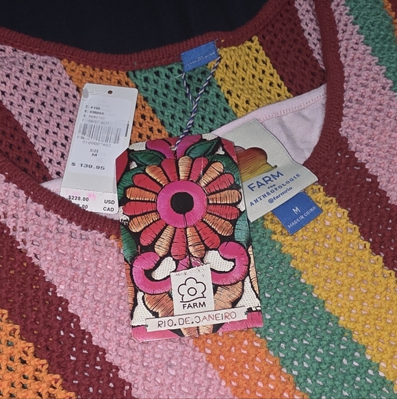 Multicolor Striped Fringe Dress - Picture 7 of 7